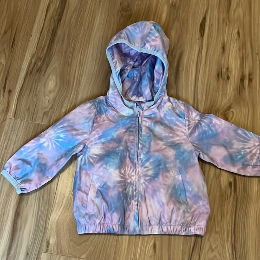 12-18 mon purple and blue tie dye wind breaker jacket